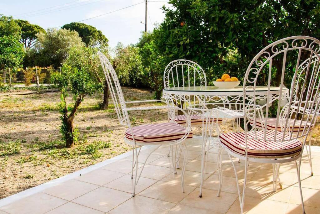 The Tower With The Orange Tree Garden Villa Ialysos  Bagian luar foto